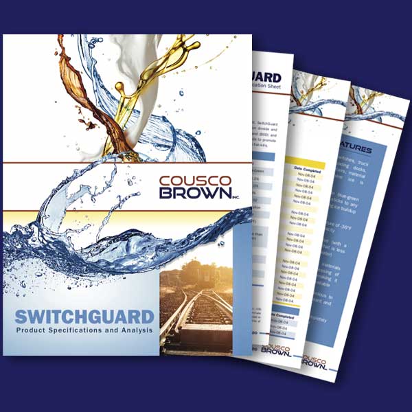 Cousco Brown Switchguard brochure cover images